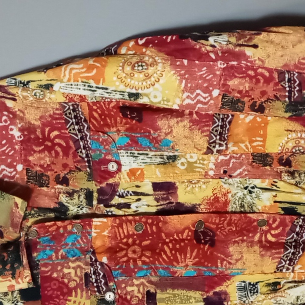 Chico's Multi Colored/Patterned Full Button Jacke… - image 5